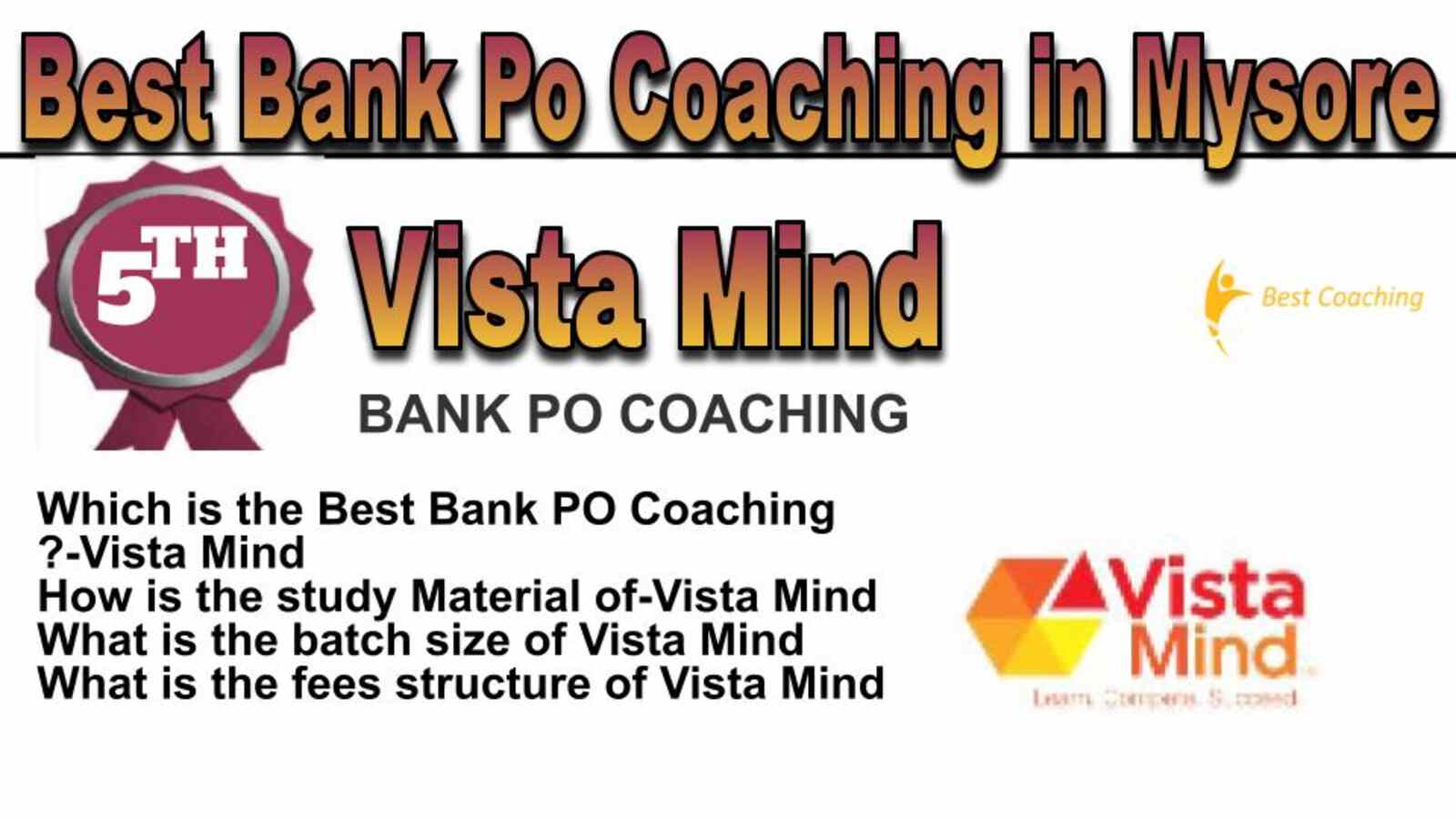 Rank 5 best bank po coaching in Mysore
