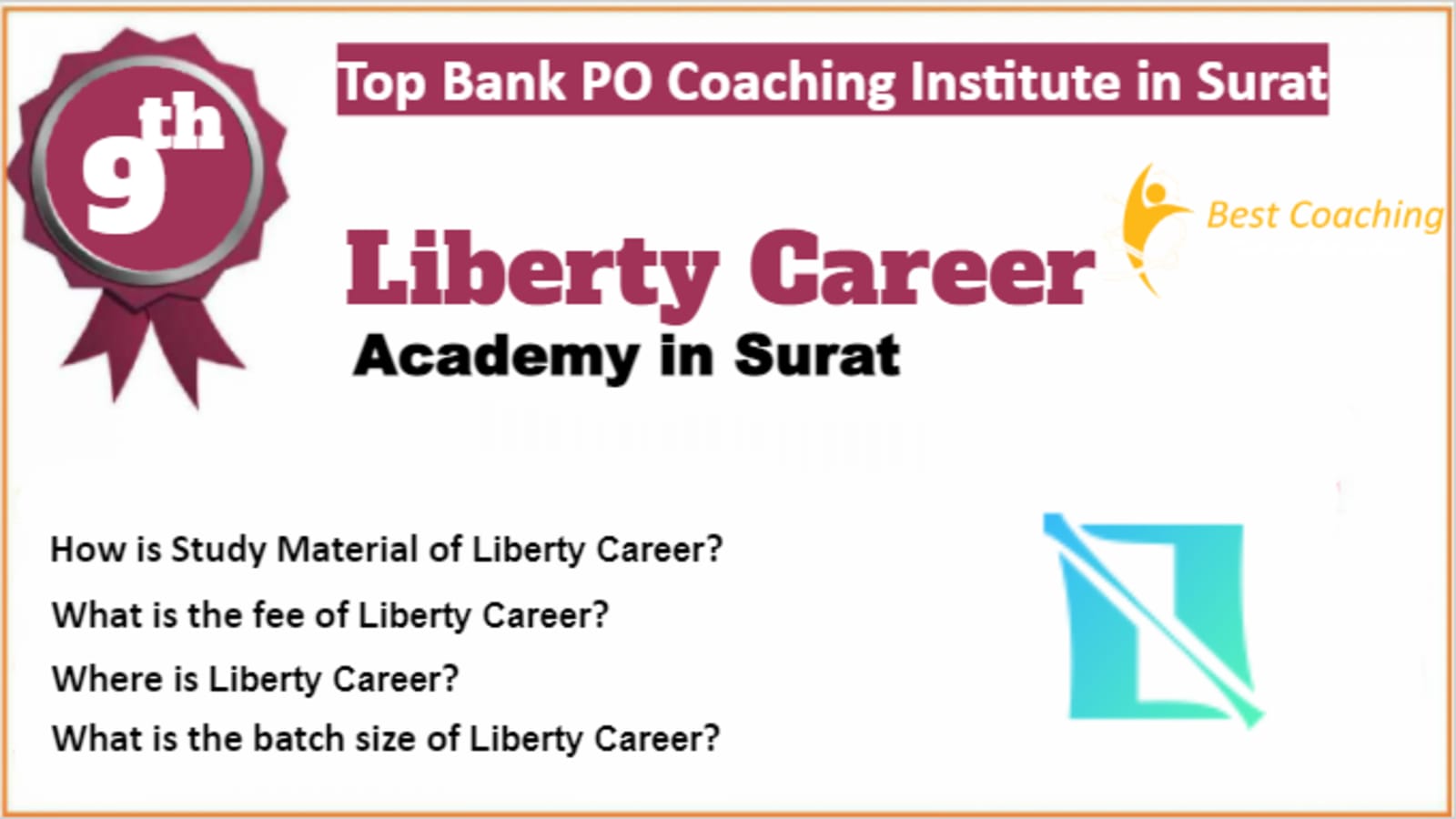 Rank 9 Best Bank PO Coaching in Surat