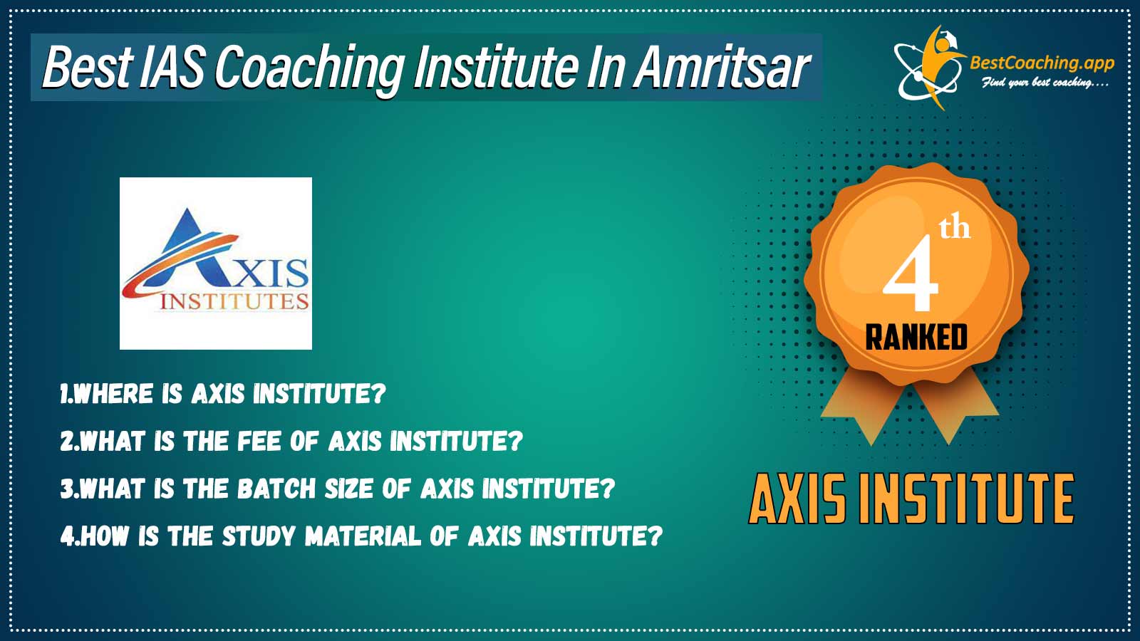 Top IAS Coaching in Amritsar