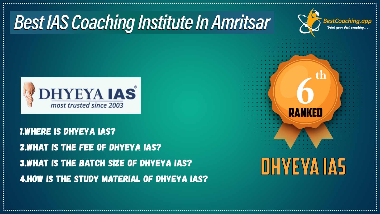 Top IAS Coaching in Amritsar
