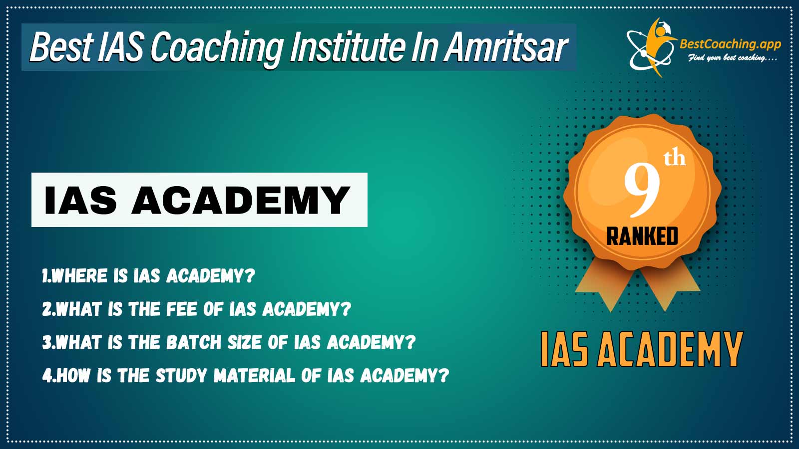Top IAS Coaching in Amritsar