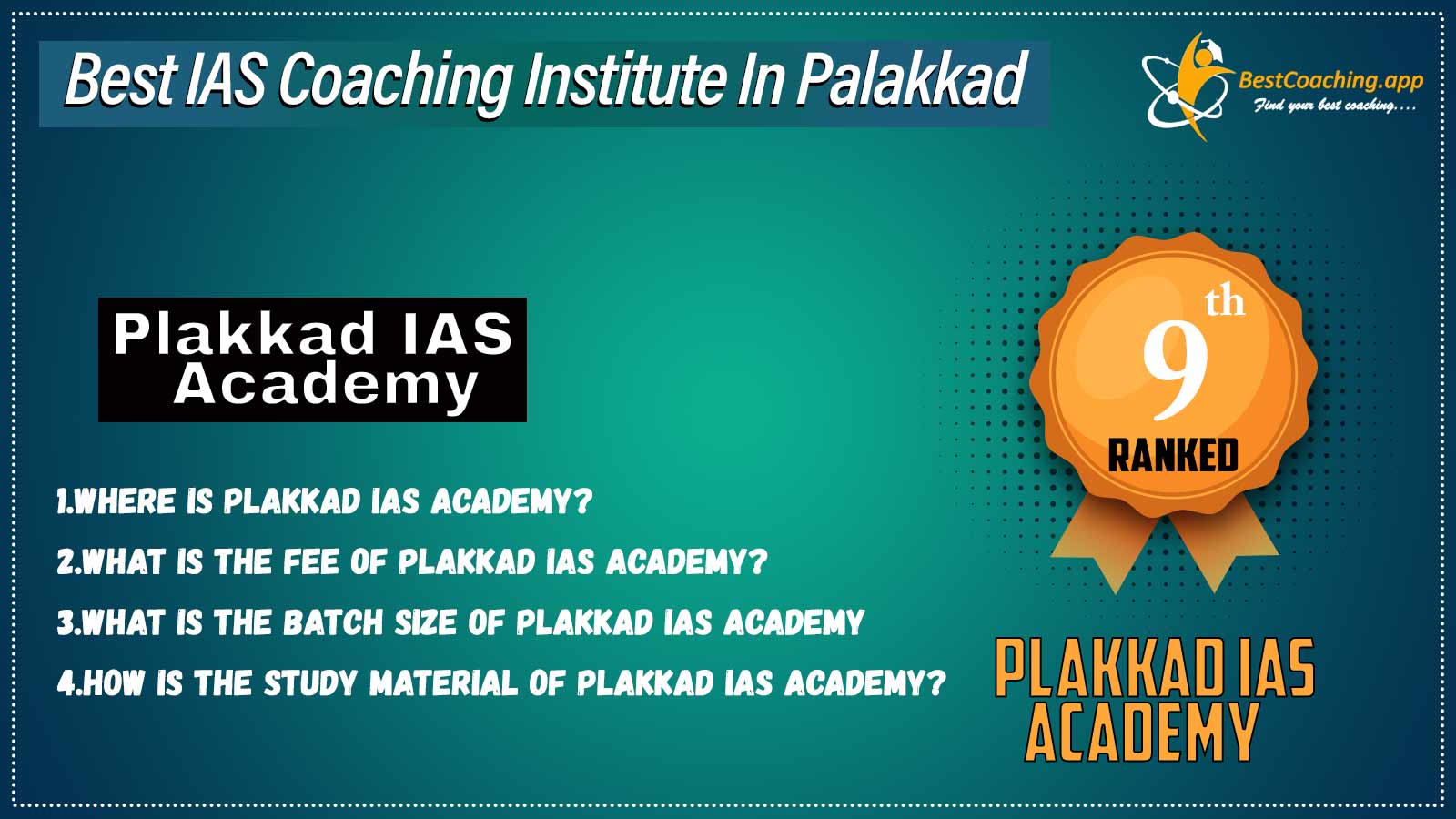 Top IAS Coaching in Palakkad