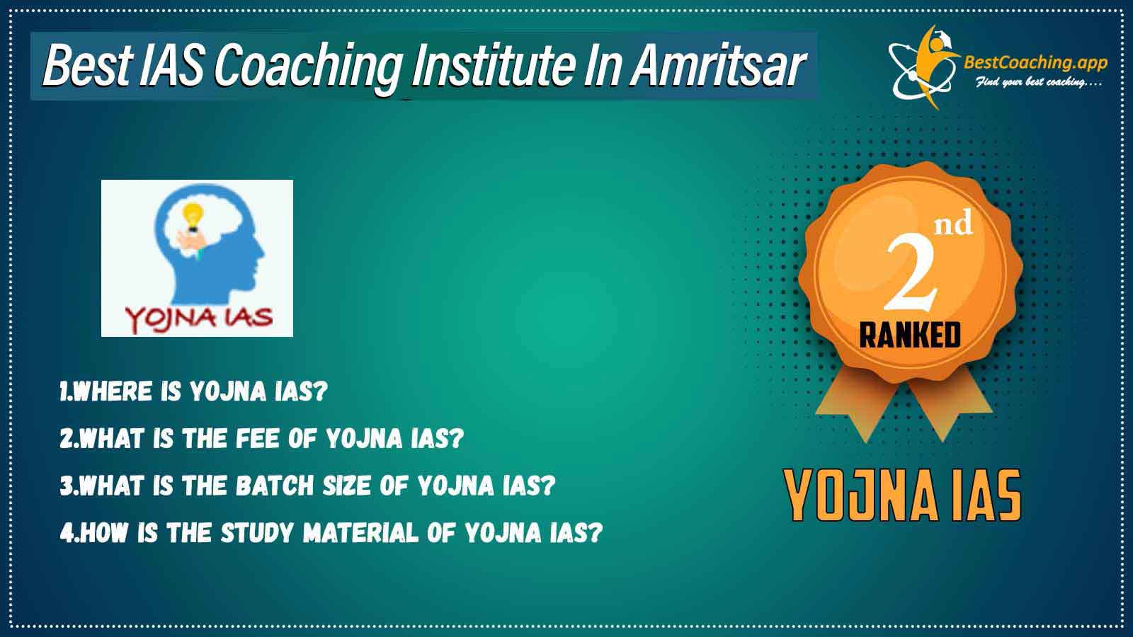 Rank 2 Best IAS Coaching in Amritsar