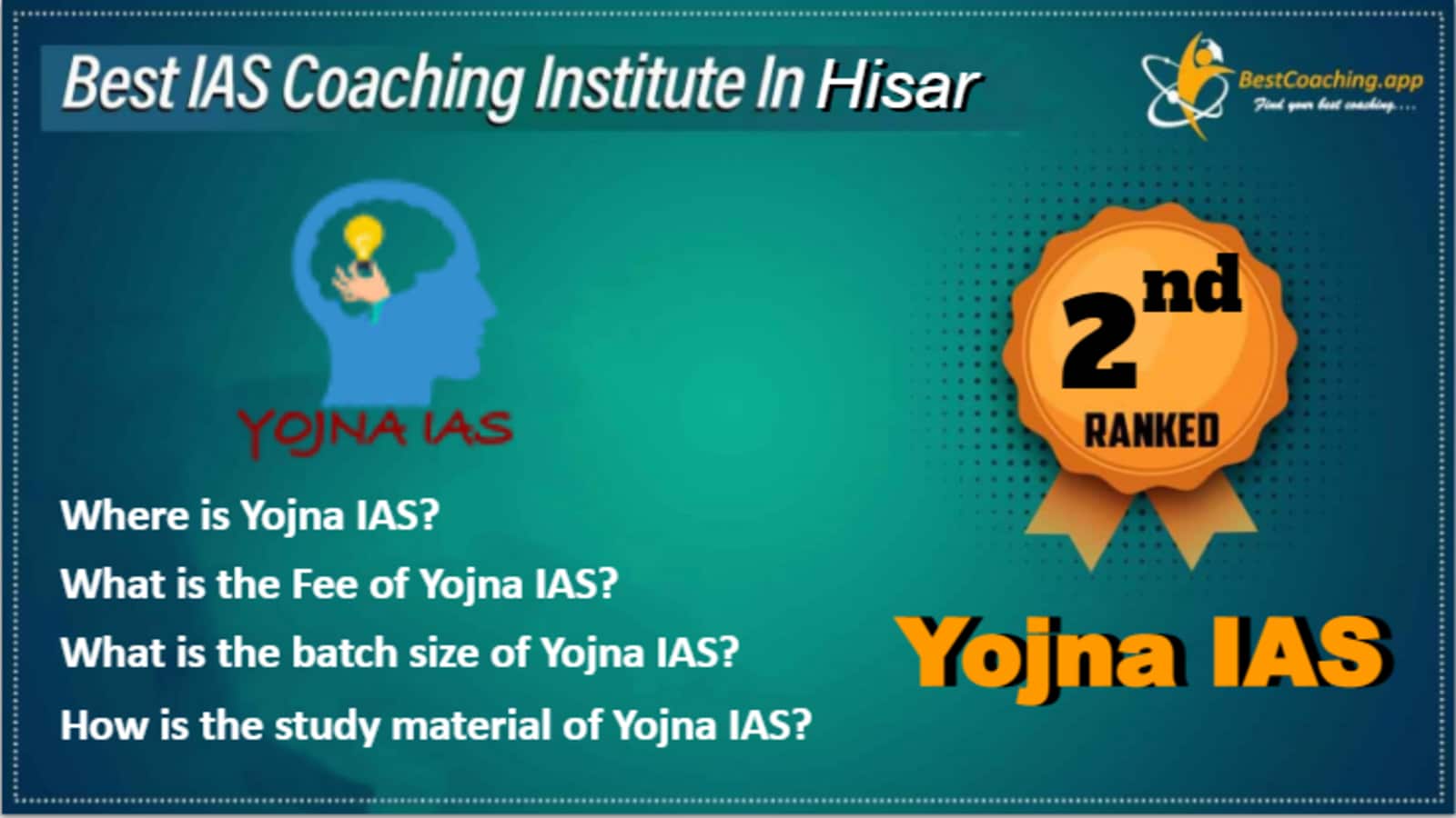 Rank 2 Best IAS Coaching in Hisar