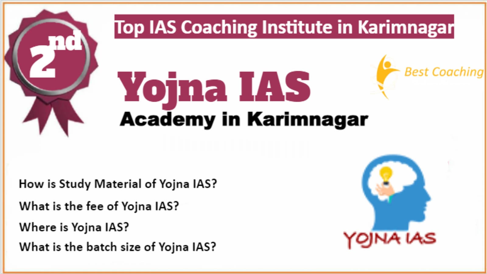 Rank 2 Best IAS Coaching in Karimnagar