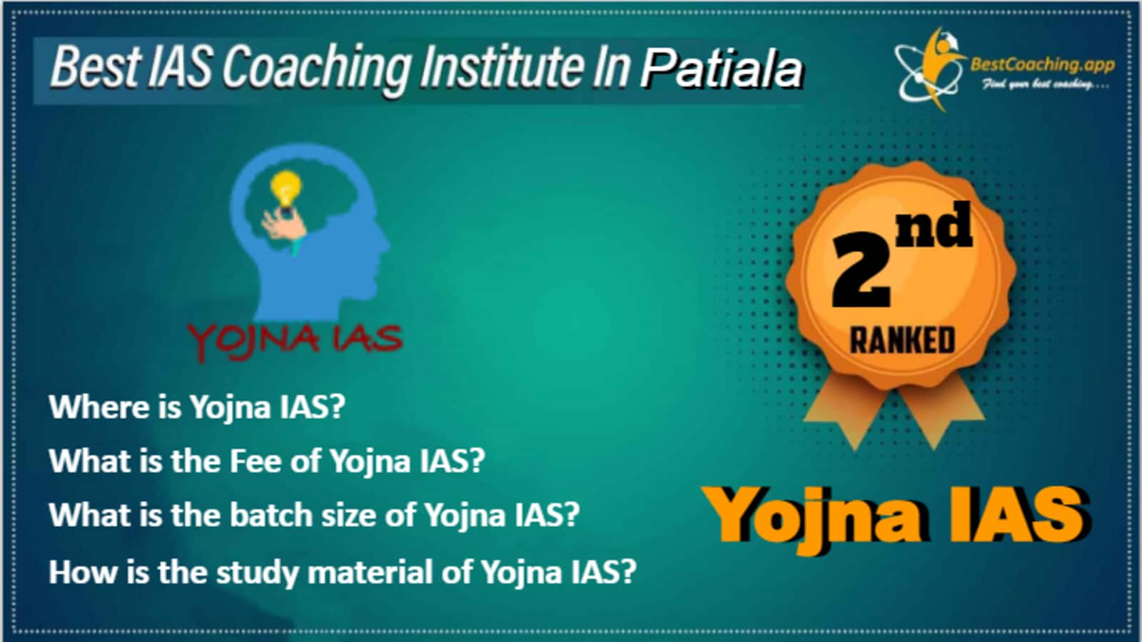 Rank 2 Best IAS Coaching in Patiala