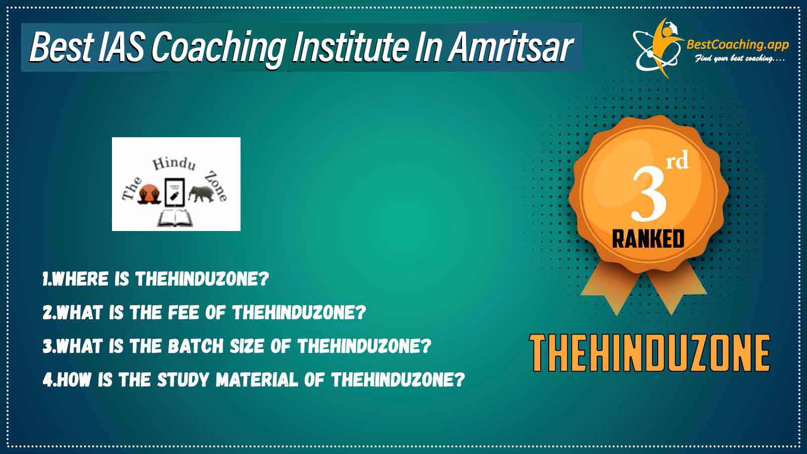 Rank 3 Best IAS Coaching in Amritsar