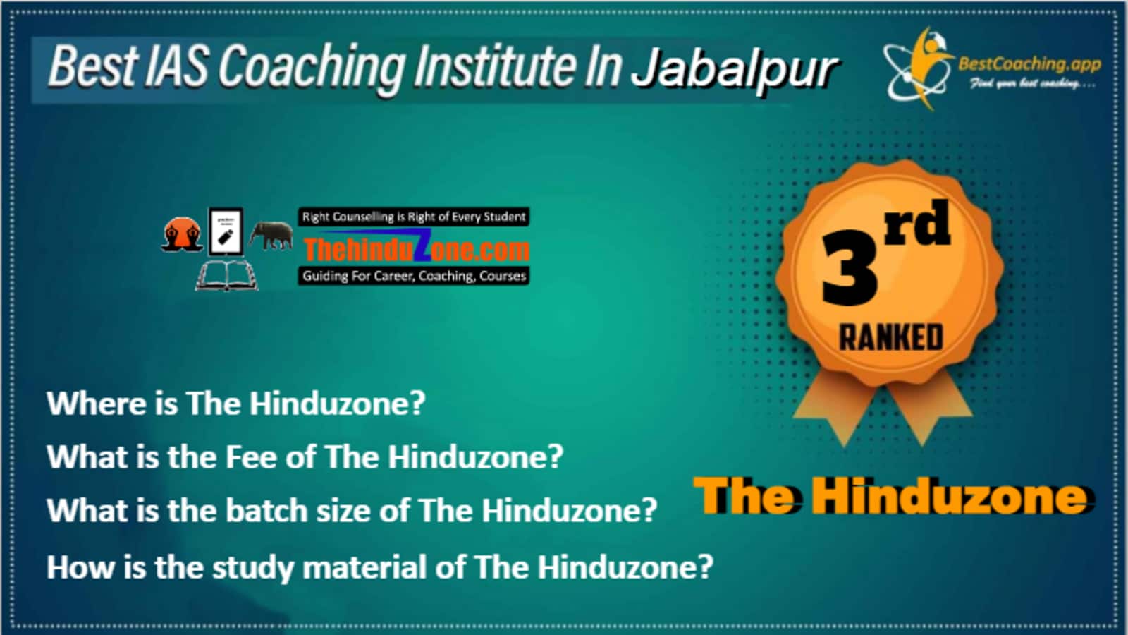 Rank 3 Best IAS Coaching in Jabalpur