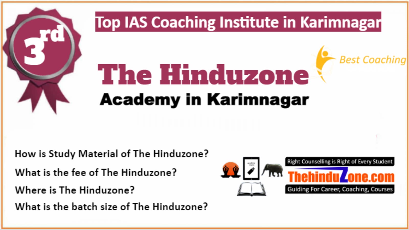 Rank 3 Best IAS Coaching in Karimnagar