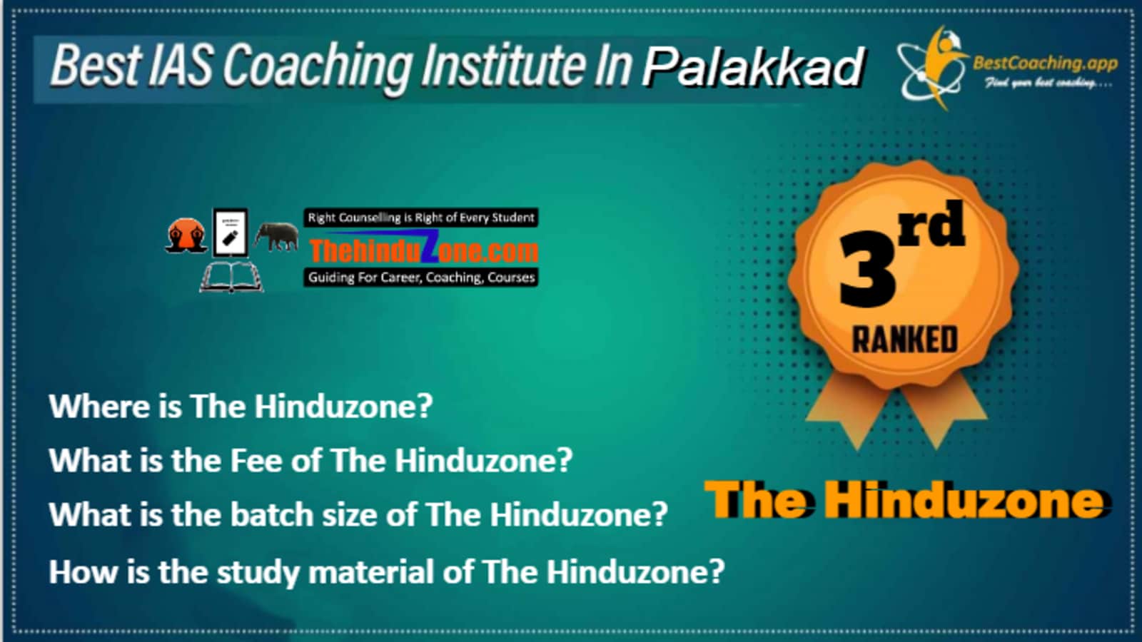 Rank 3 Best IAS Coaching in Palakkad