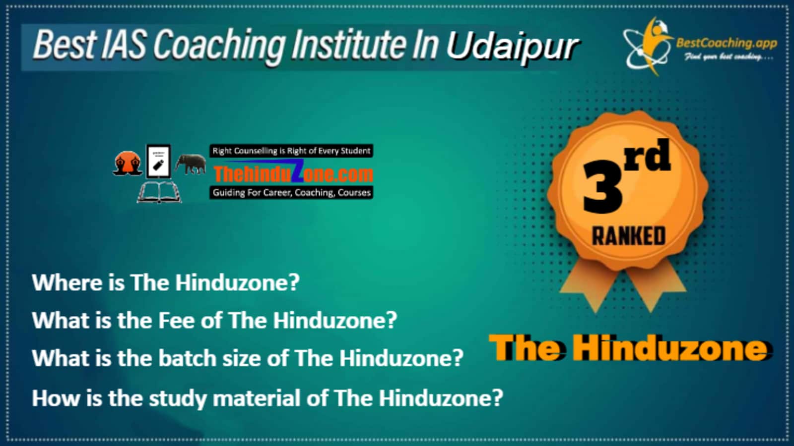 Rank 3 Best IAS Coaching in Udaipur