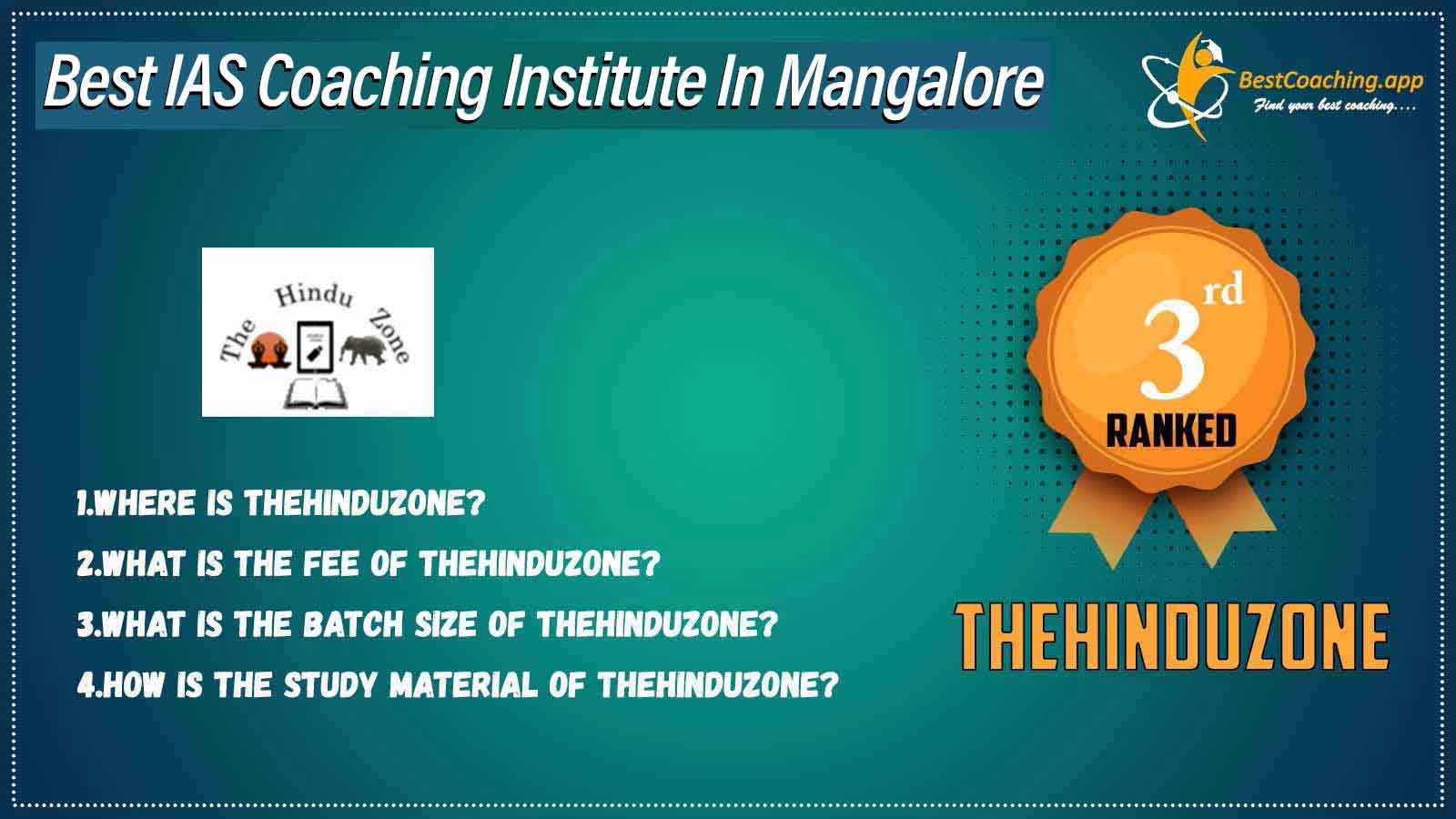 Rank 3 Top IAS Coaching in Mangalore