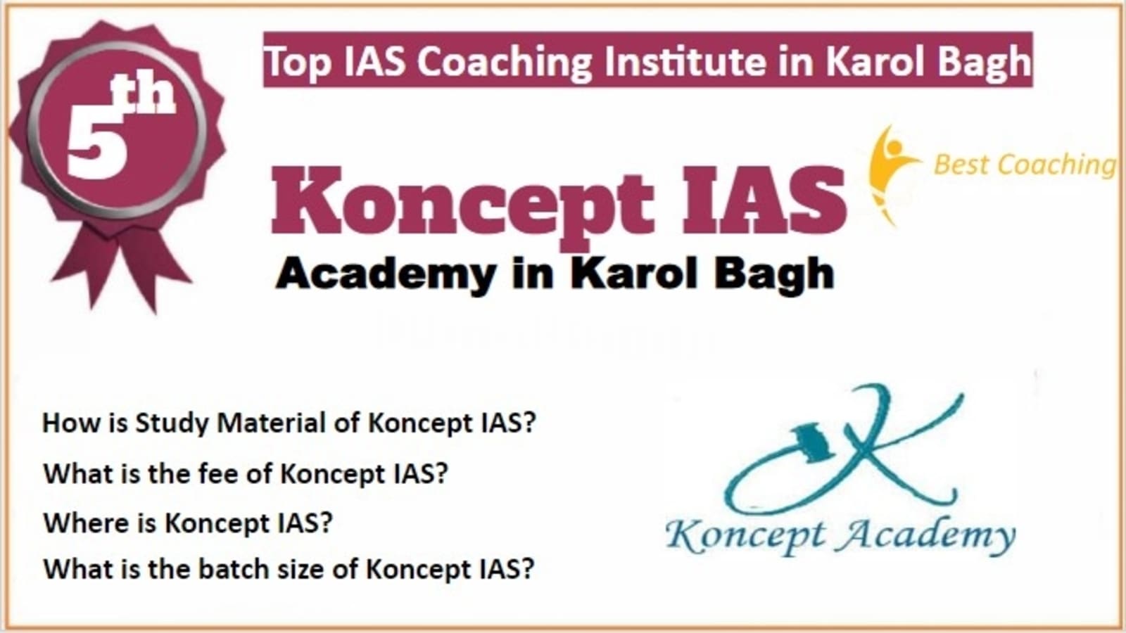 Rank 5 Best IAS Coaching in Karol Bagh