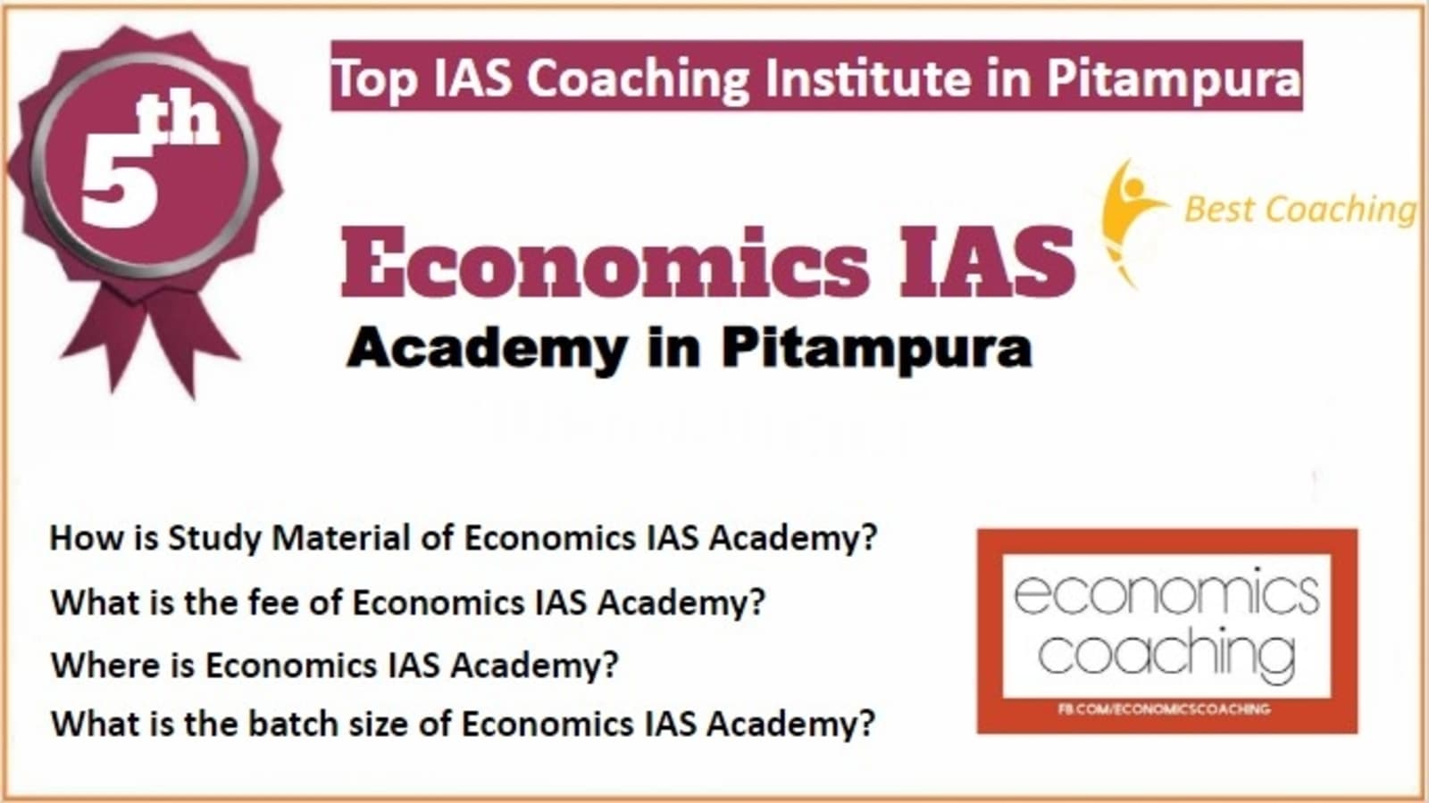 Rank 5 Best IAS Coaching in Pitampura