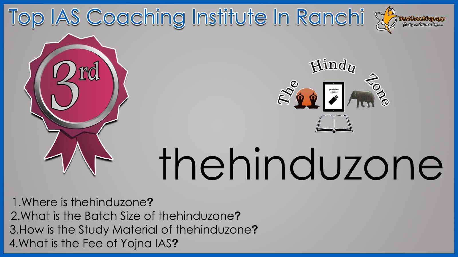 Rank 3 Top IAS Coaching in Ranchi