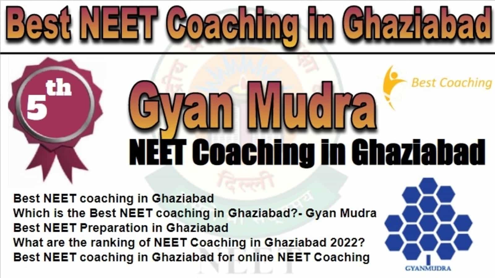 Rank 5 Best NEET Coaching in Ghaziabad