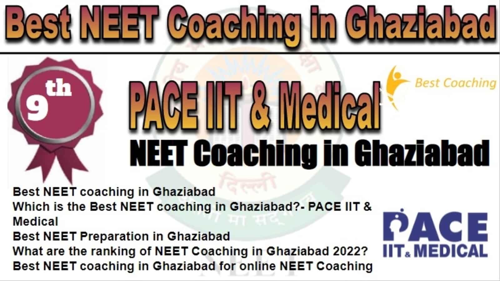 Rank 9 Best NEET Coaching in Ghaziabad