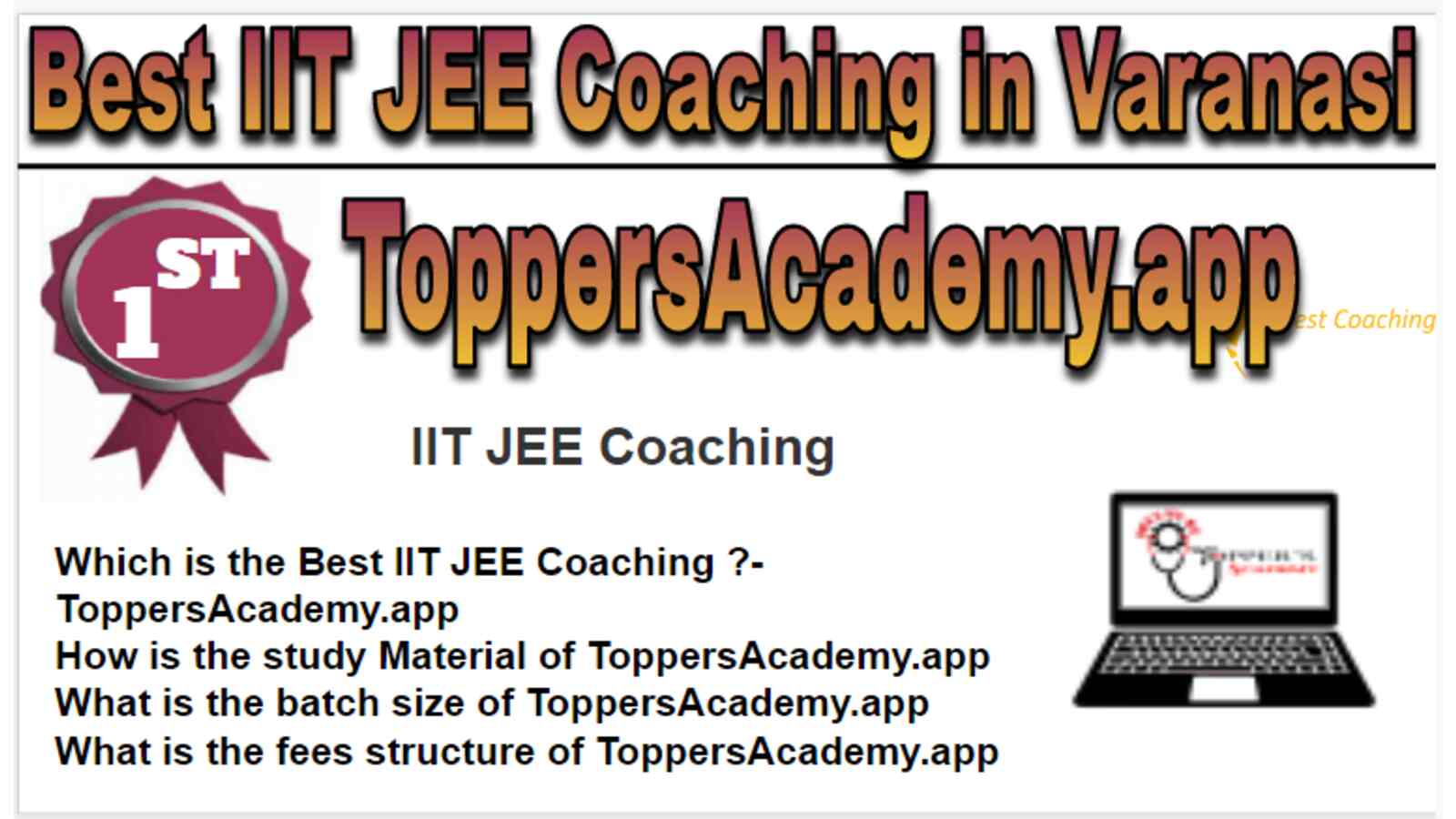 Rank 1 Best IIT JEE Coaching in Varanasi