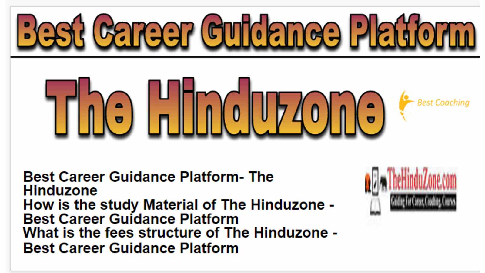 The HinduZone – Best Career Guidance Platform