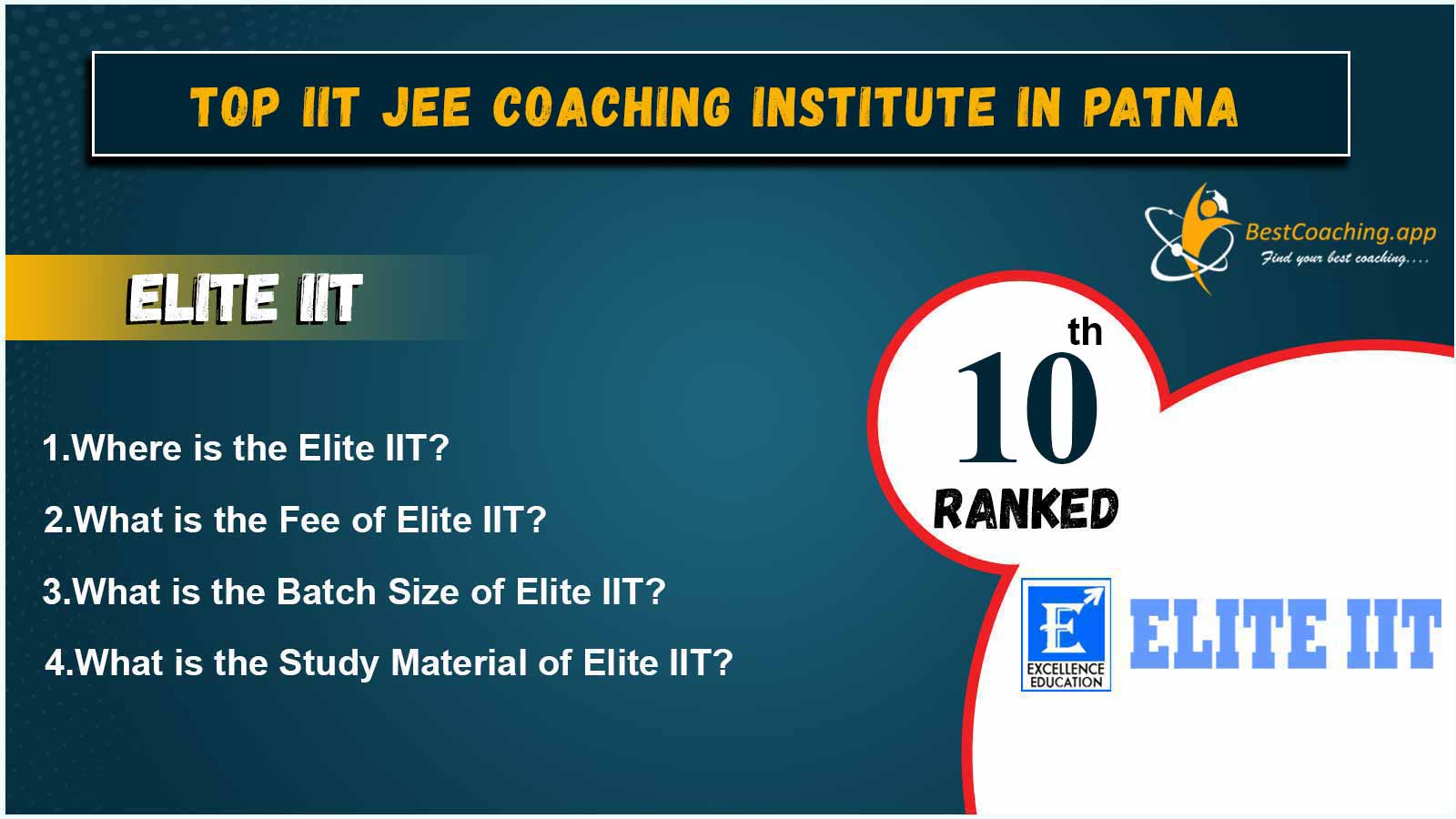 Top IIT JEE Coaching Institute In Patna