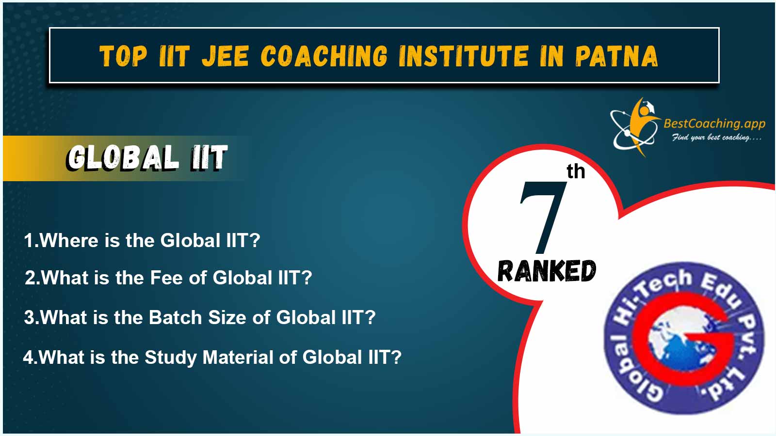 Best IIT JEE coaching institute in Patna