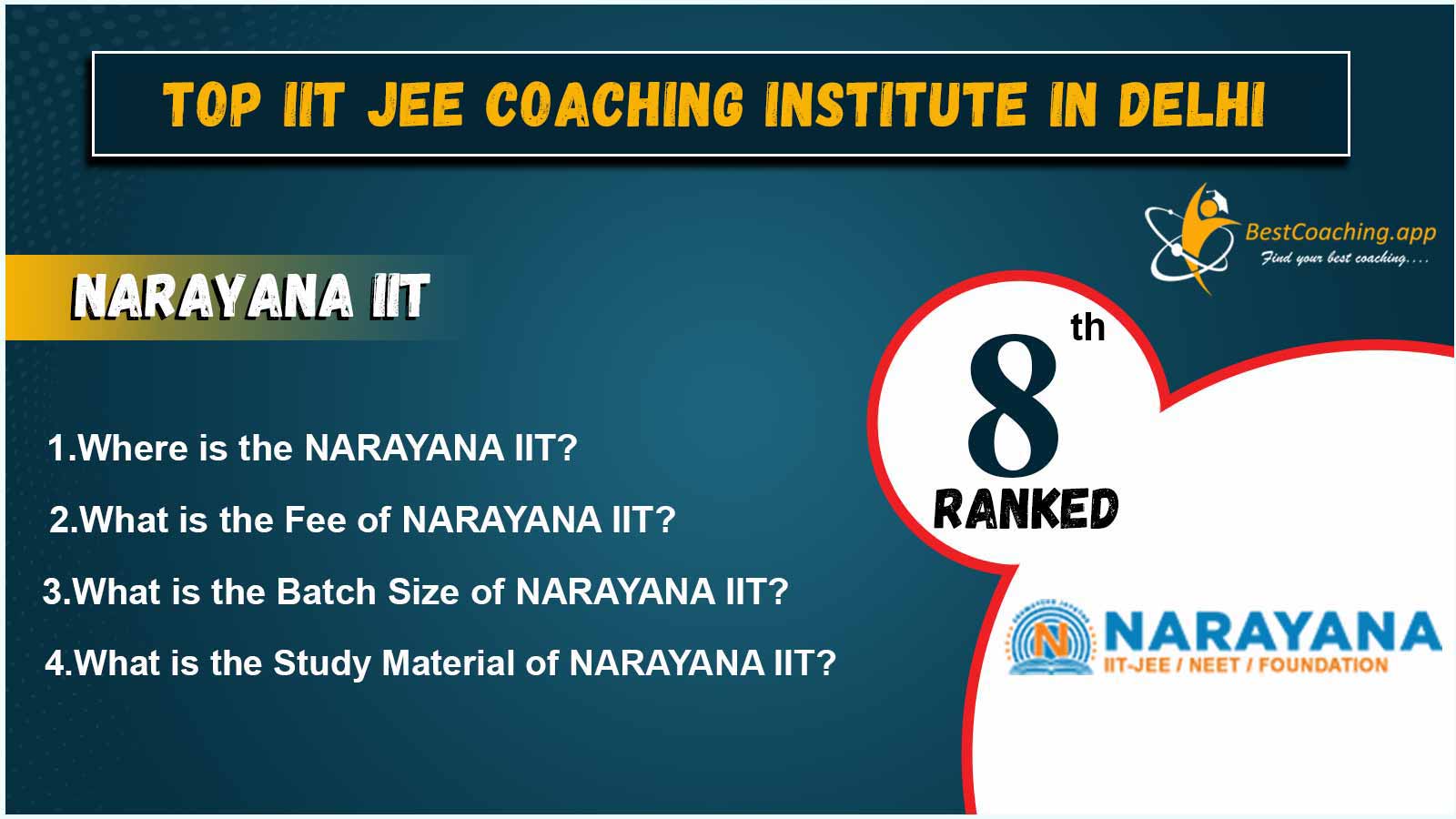 Best IIT JEE coaching institute in Delhi