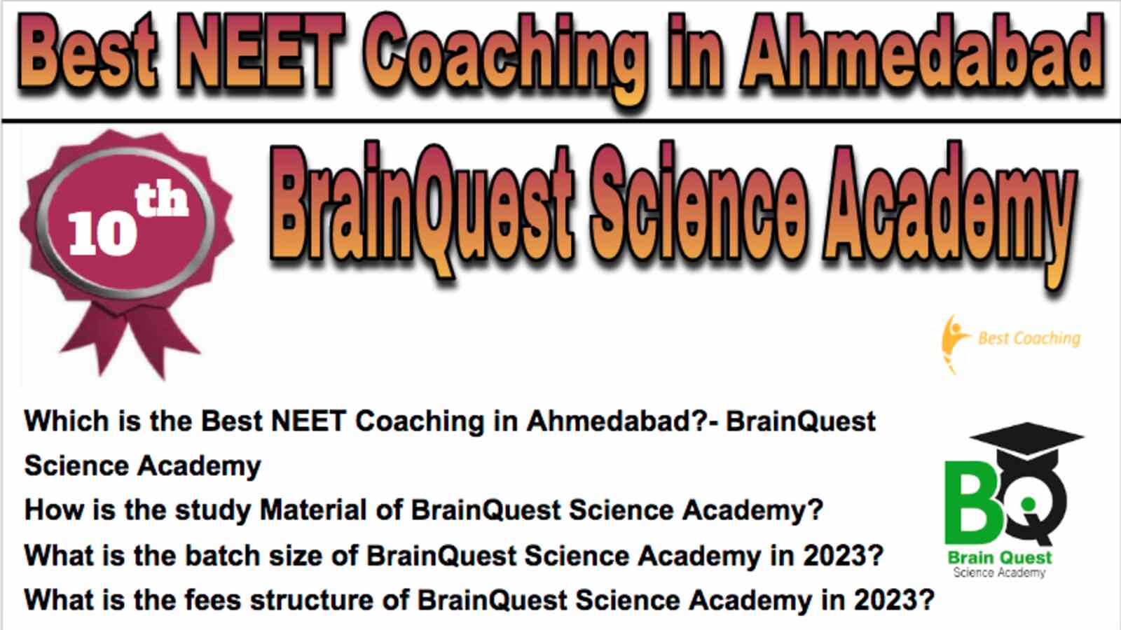 Rank 10 Best NEET Coaching in Ahmedabad