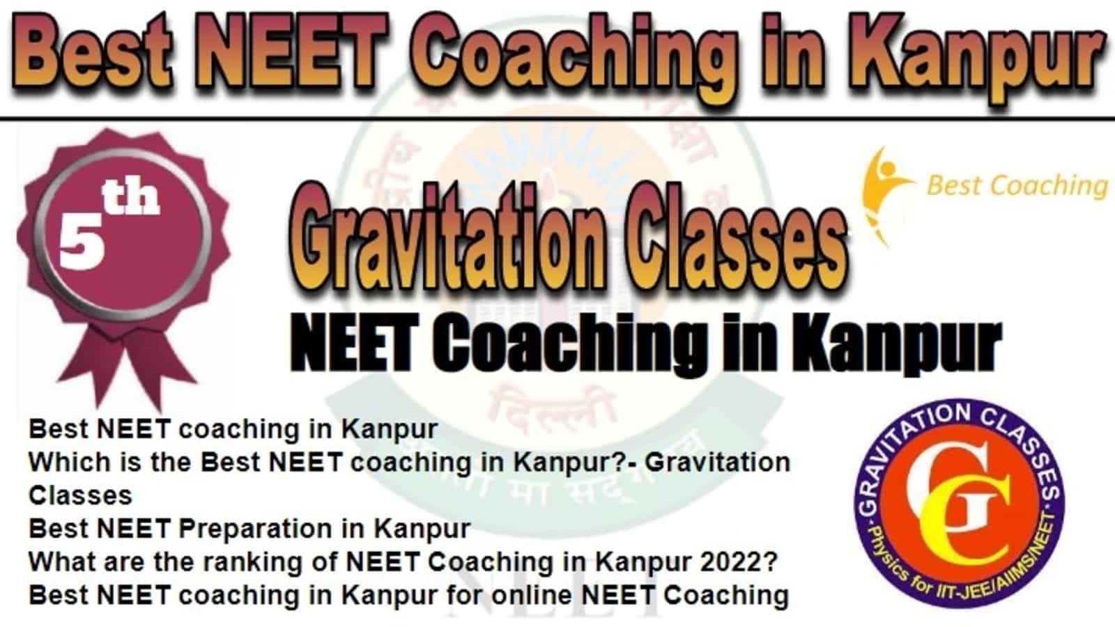 Rank 5 Best NEET Coaching In Kanpur