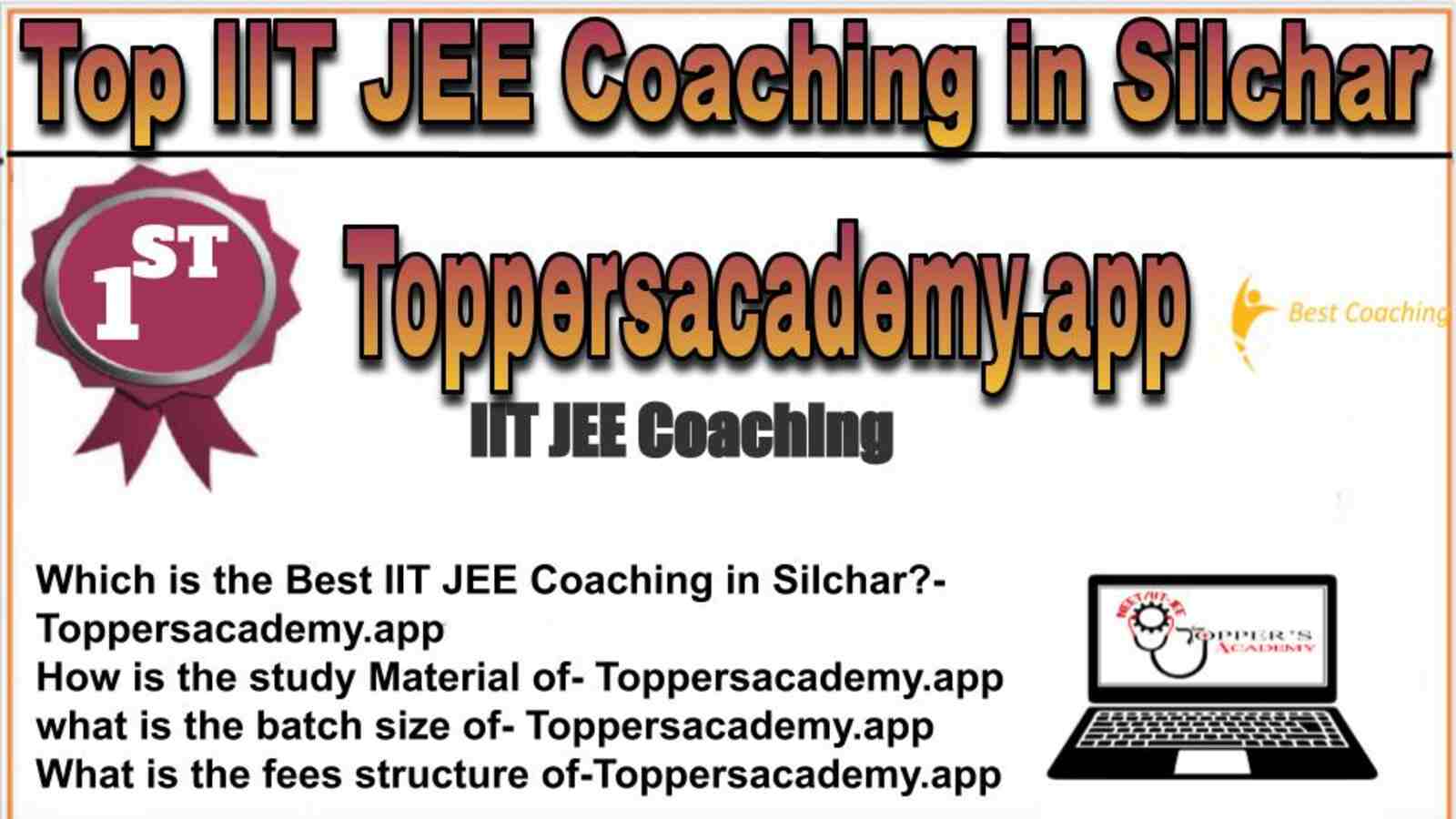 Rank 1 top IIT JEE coaching in Silchar
