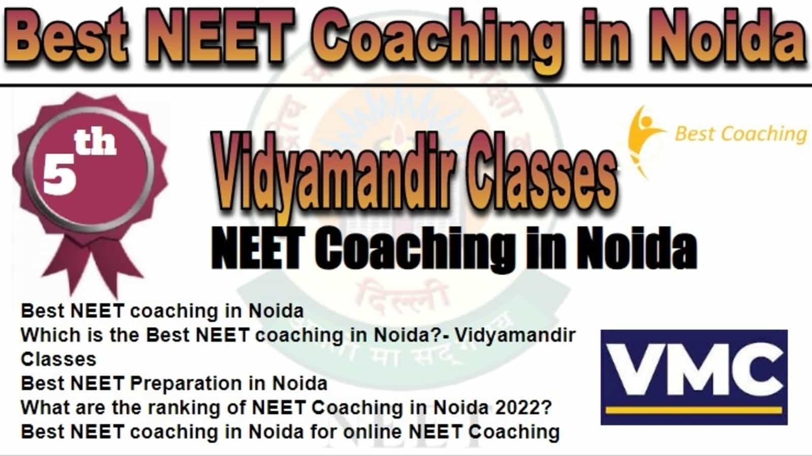 Rank 5 Best NEET Coaching in Noida