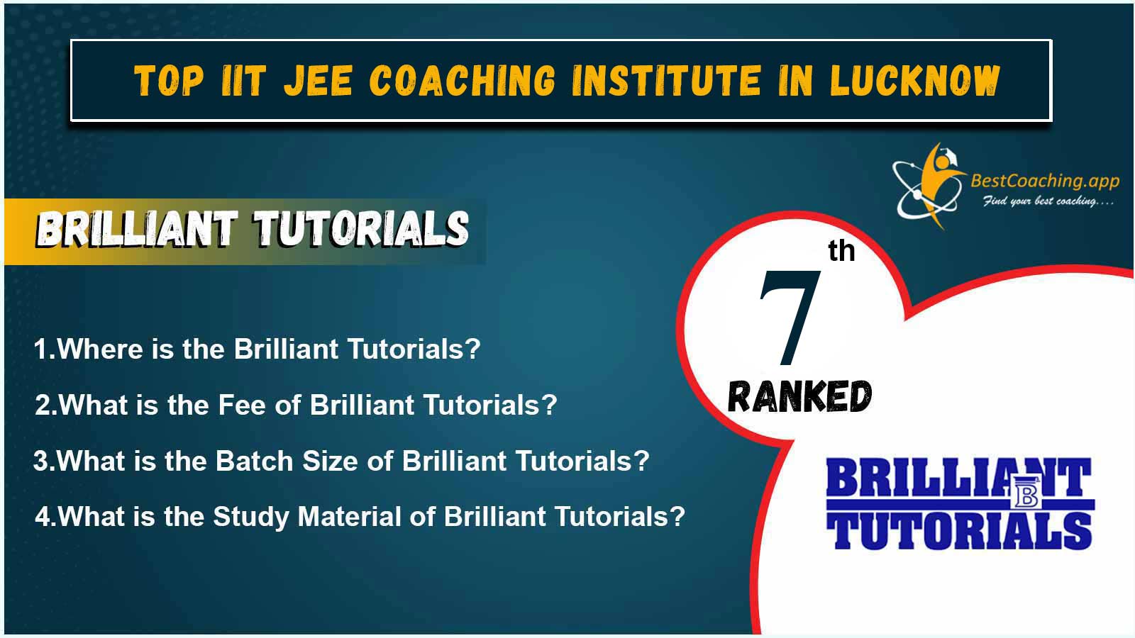 Top IIT JEE Coaching Institute of Lucknow