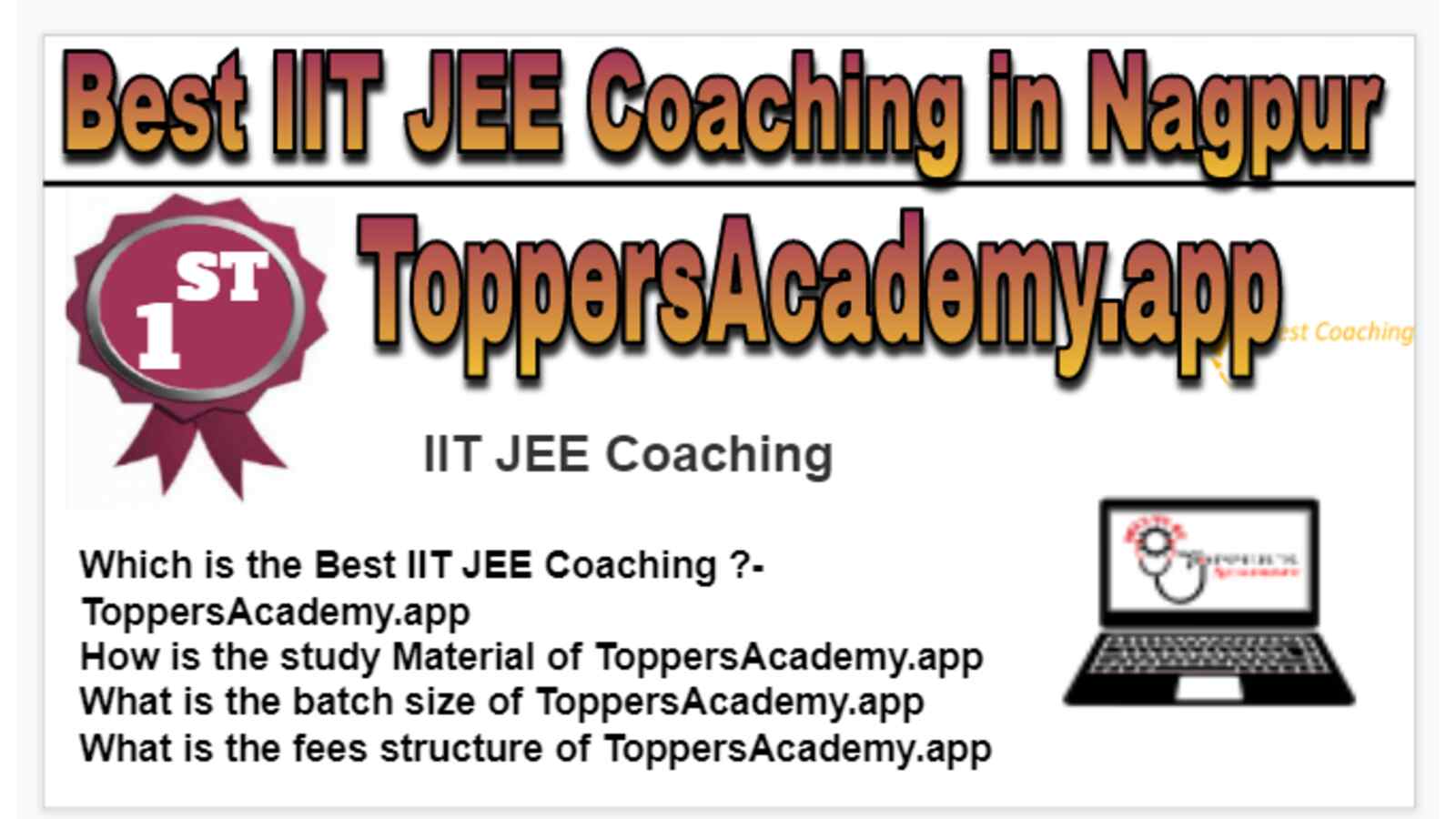 Rank 1 Best IIT JEE Coaching in Nagpur