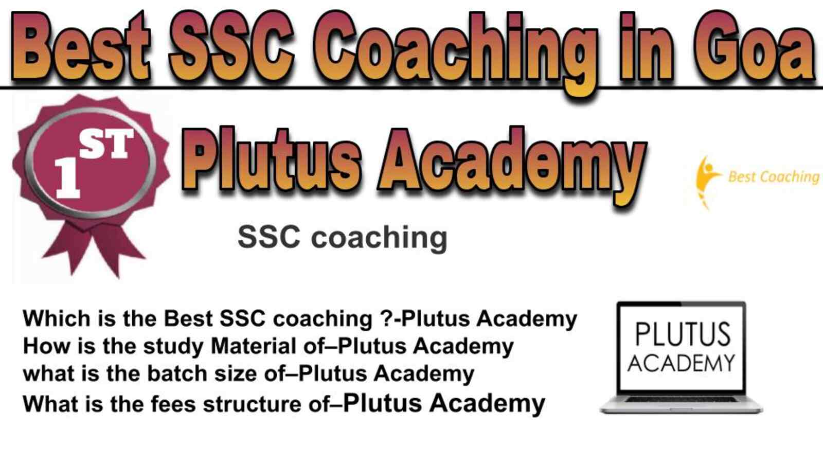 Rank 1 best SSC coaching in Goa