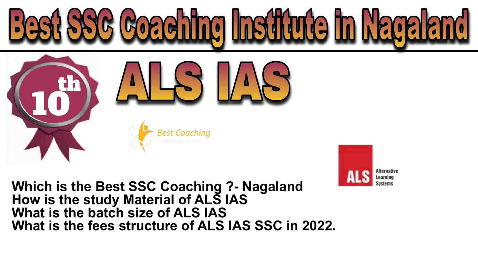 Rank 10 Best SSC Coaching in Nagaland