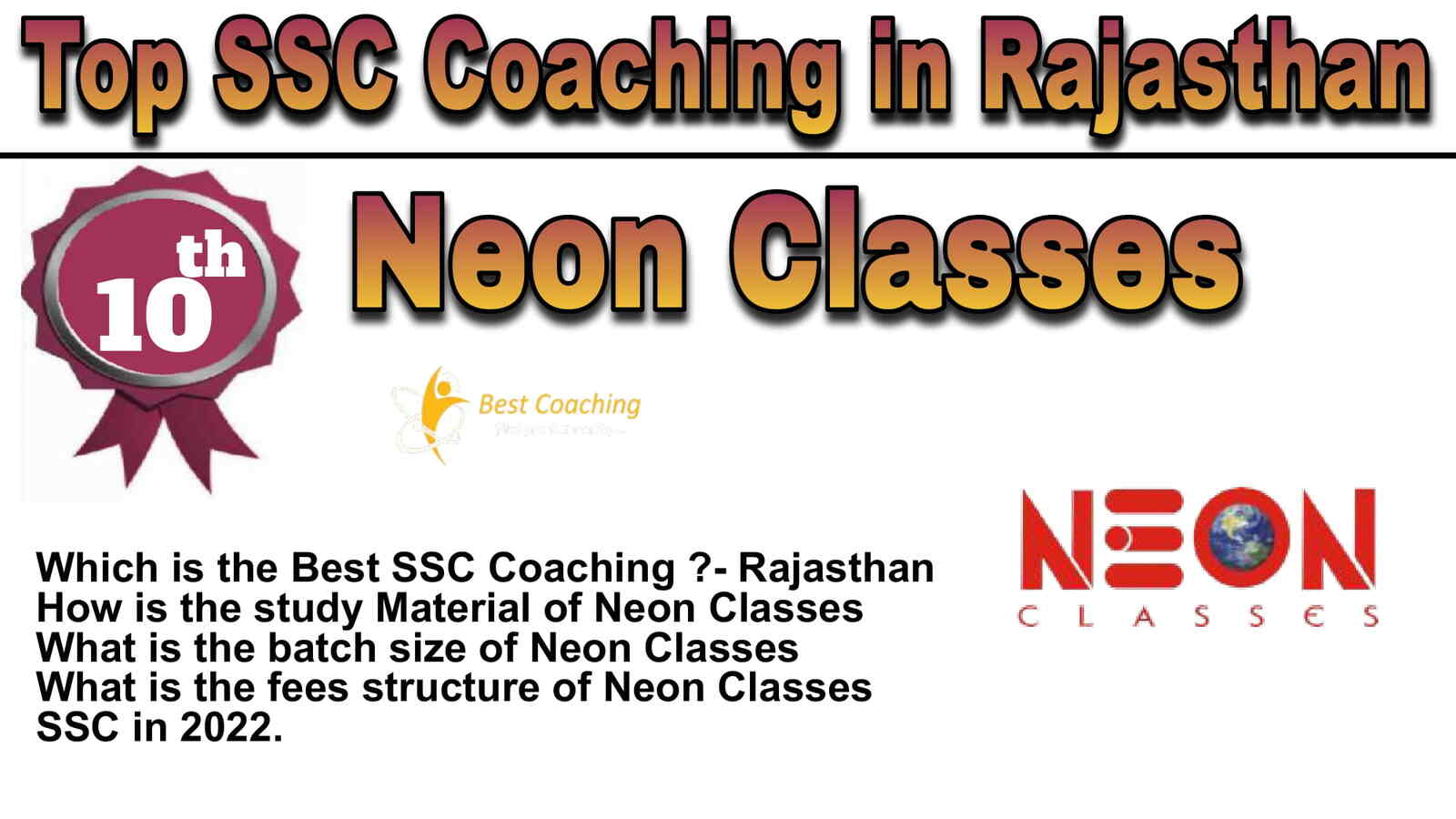 Rank 10 Best SSC Coaching in Rajasthan