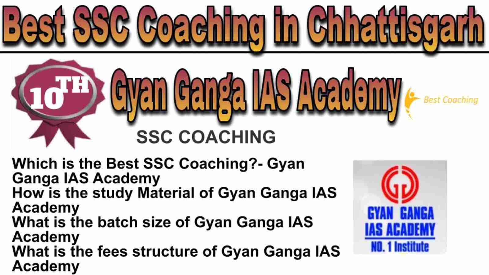 Rank 10 best SSC coaching in Chhattisgarh