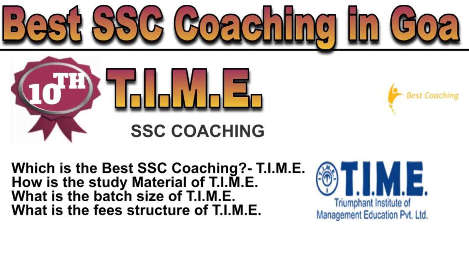 Rank 10 best SSC coaching in Goa