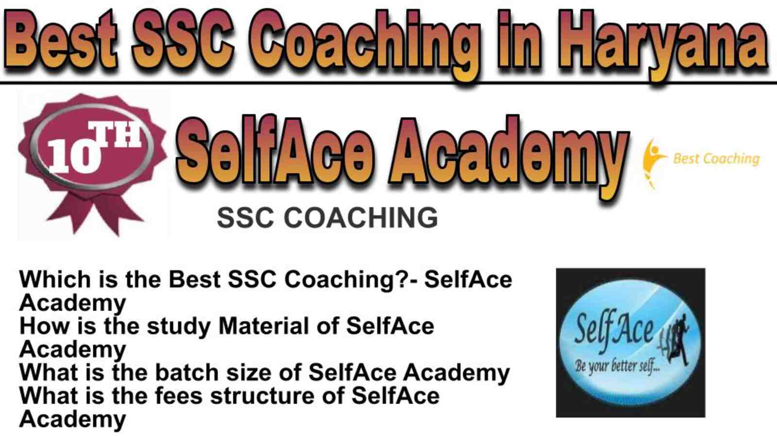Rank 10 best SSC coaching in Haryana