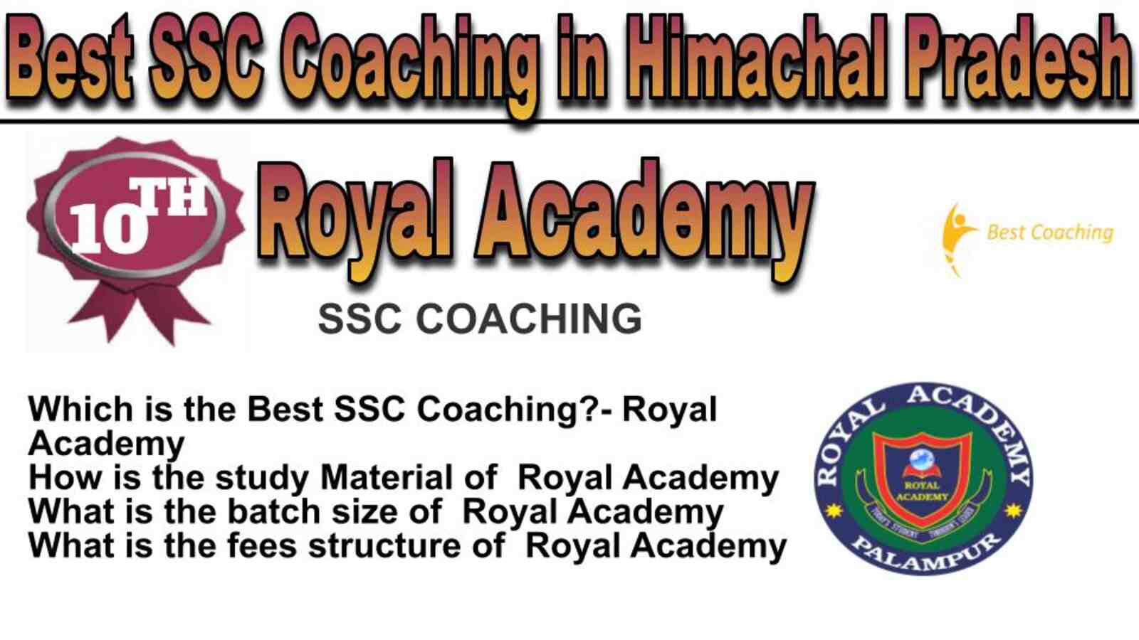 Rank 10 best SSC coaching in Himachal Pradesh