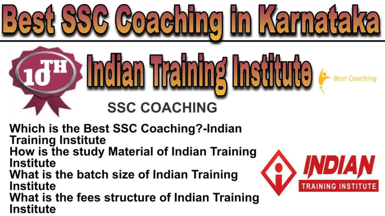 Rank 10 best SSC coaching in Karnataka