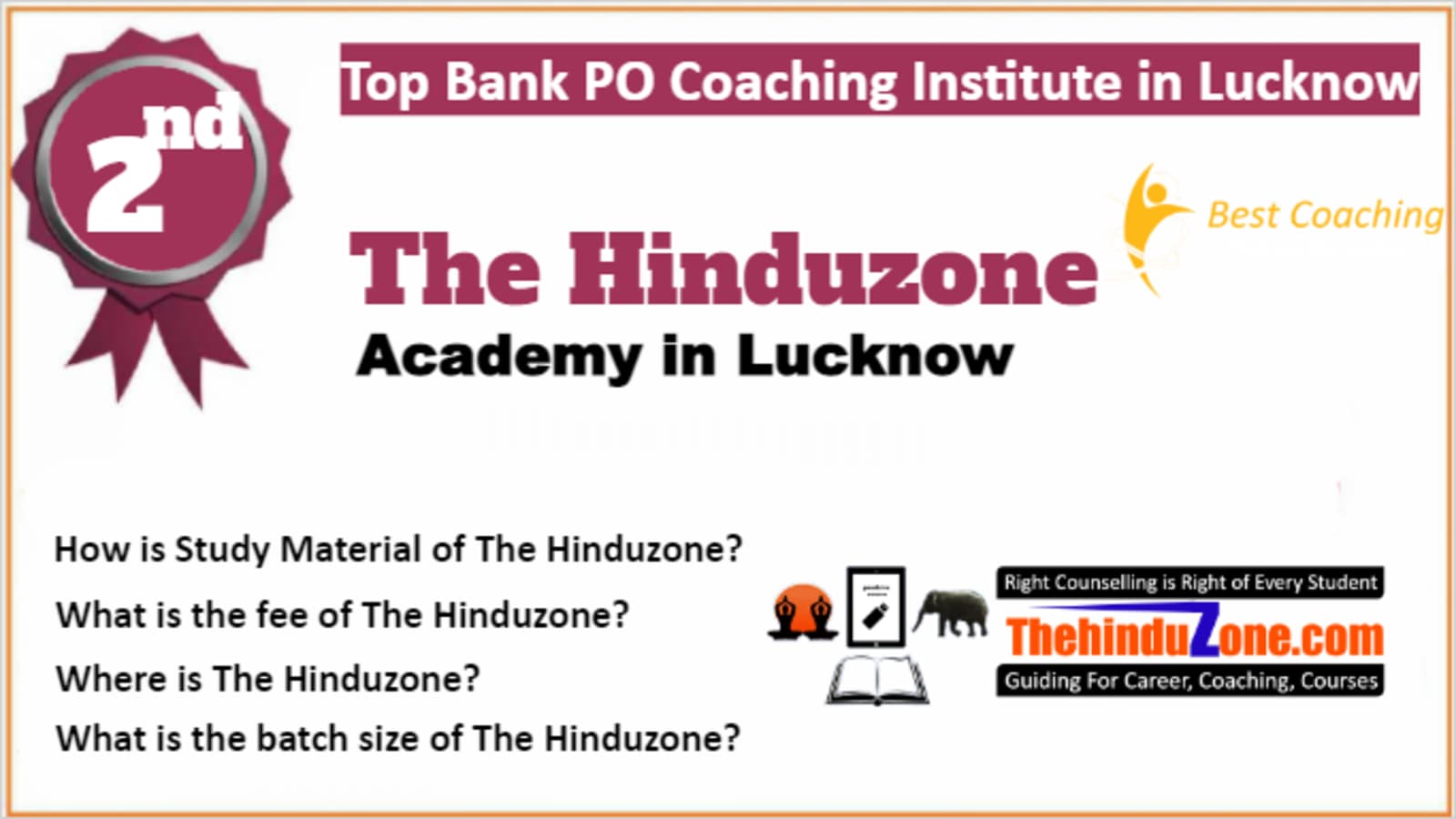 Rank 2 Best Bank PO Coaching in Lucknow