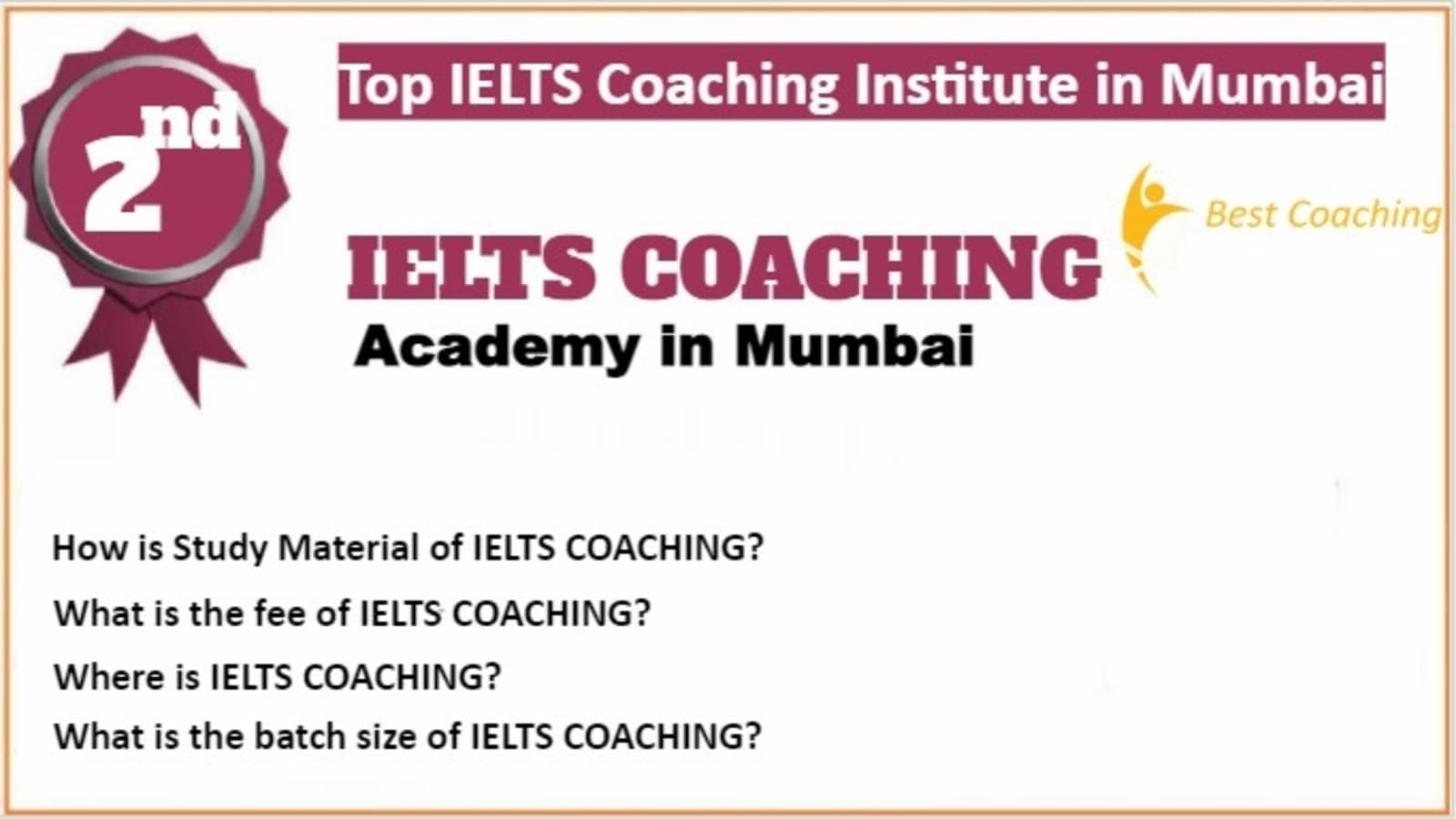 Rank 2 Best IELTS Coaching in Mumbai