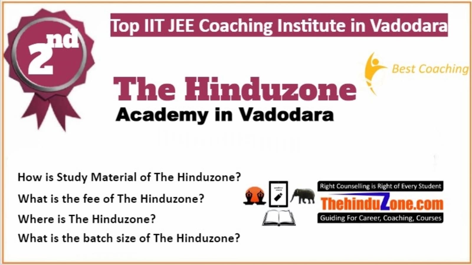 Rank 2 Best IIT JEE Coaching in Vadodara