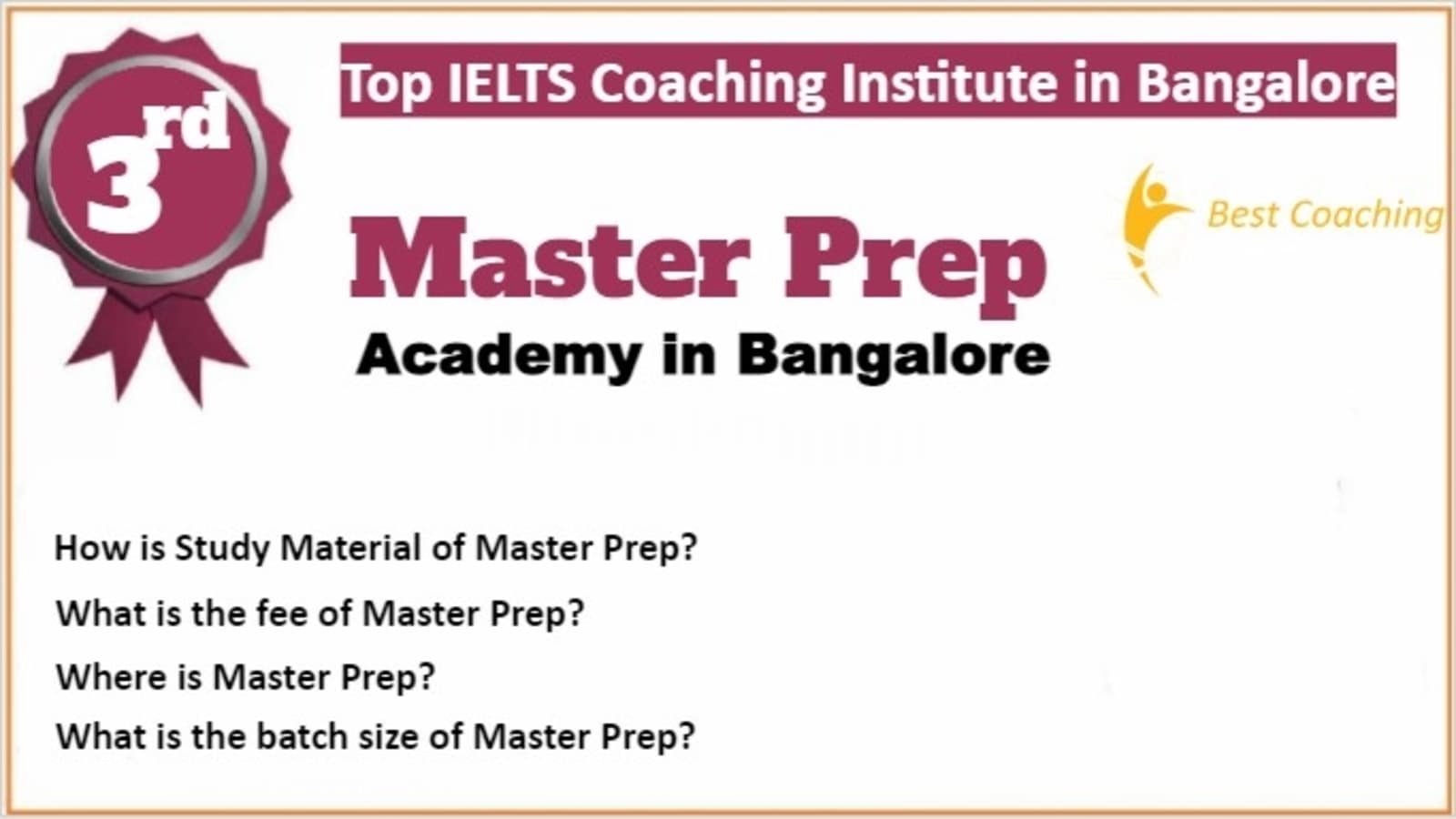 Rank 3 Best IELTS Coaching in Bangalore