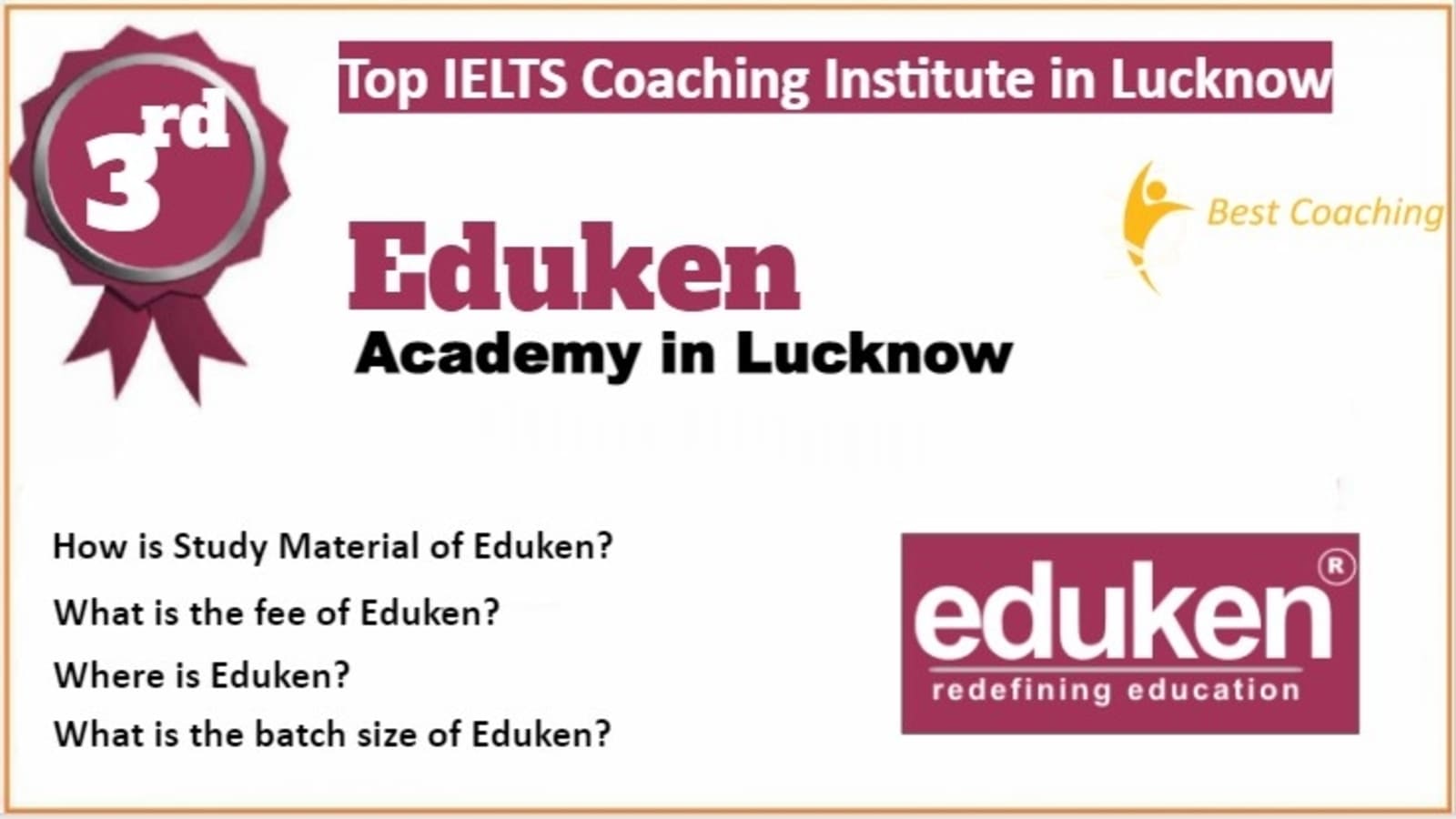 Rank 3 Best IELTS Coaching in Lucknow