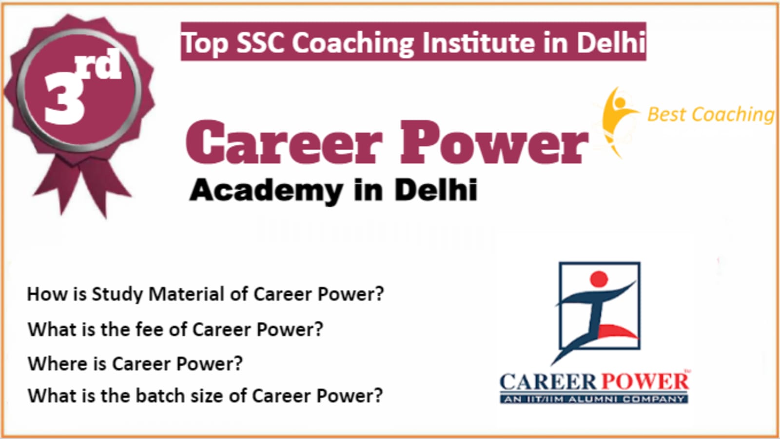 Rank 3 Best SSC Coaching In Delhi