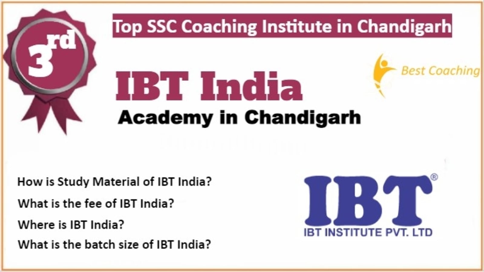 Rank 3 Best SSC Coaching in Chandigarh