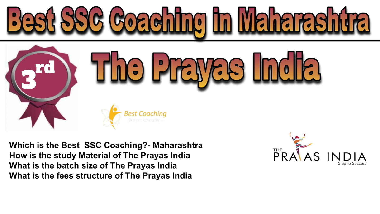 Rank 3 Best SSC Coaching in Maharashtra
