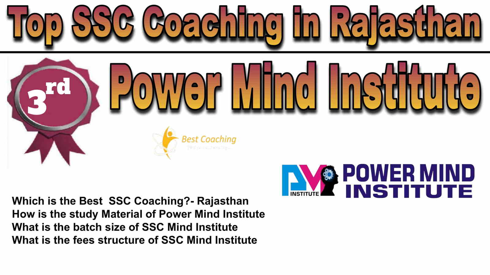 Rank 3 Best SSC Coaching in Rajasthan