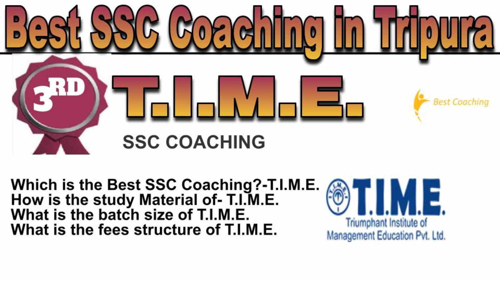 Rank 3 best SSC Coaching in Tripura